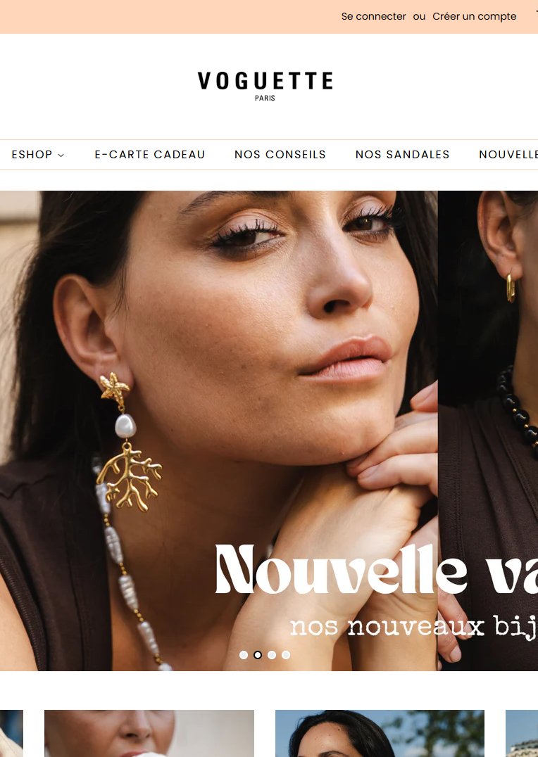 Image d'une refonte Shopify cliente